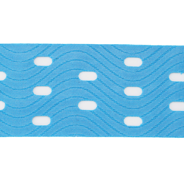 5cm*5m Perforeret Elastisk Klæbende Sportstape Muskel Taping Strapping Bandage Sort