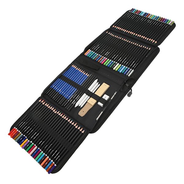 Skiss Pensel Set 145PCS Färg Vattenfärg Pensel Set för Konst Målningsverktyg Oljemålning Set