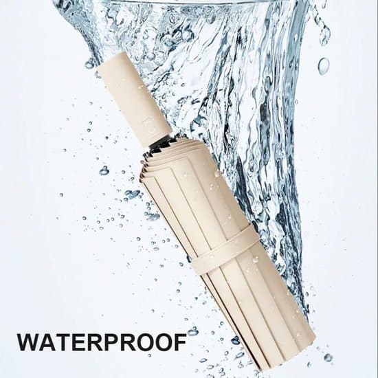 Large Automatic Umbrella with 24 Ribs, Windproof and Lightweight, UV Protection, for Everyone, Model 24 Bone