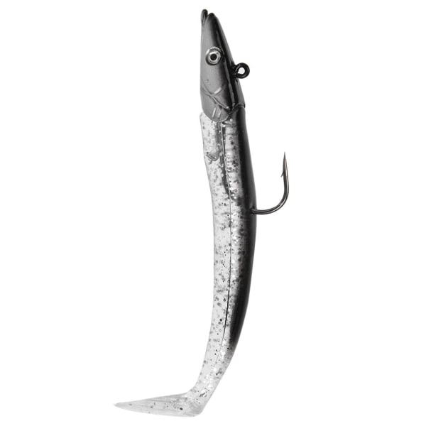 Fiskdragning Tonfiskform Bete Fiskeredskapskrok med jigghuvud fisketillbehör (svart&xilver)