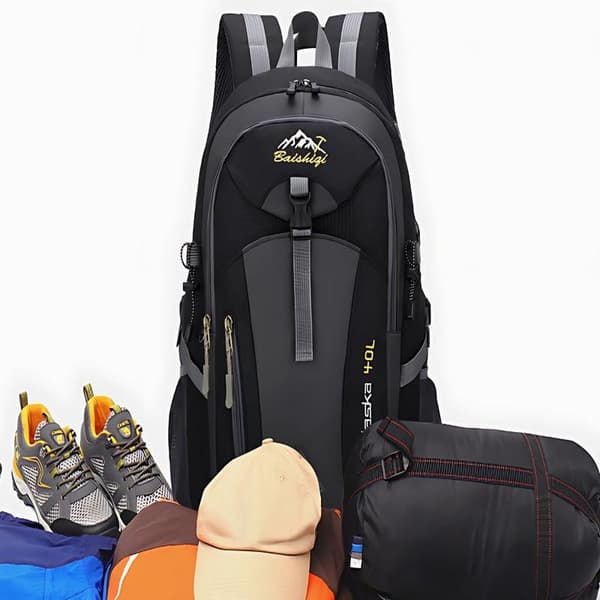 Backpack / Hiking Backpack - 40L - Black Black