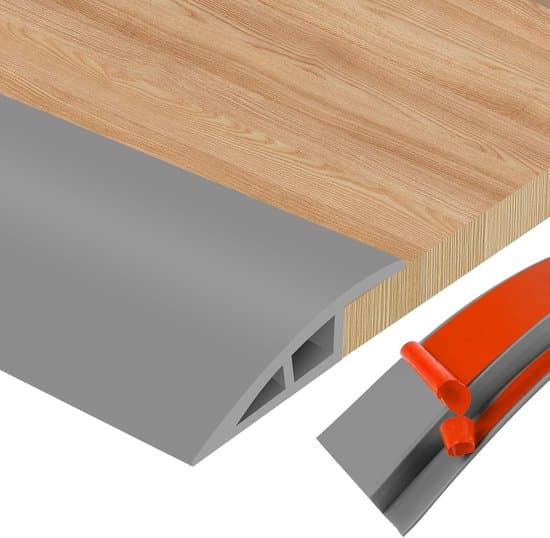 Transition Profile Double-Sided Self-Adhesive Threshold Profile, PVC Floor Transition Profile for Connecting Floor Joints/Carpet Threshold Transition