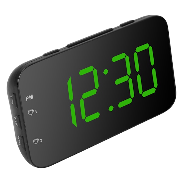 LED Digital Vækkeur Bærbar Skrivebordsur med Snooze til Soveværelse Hjem Rejse