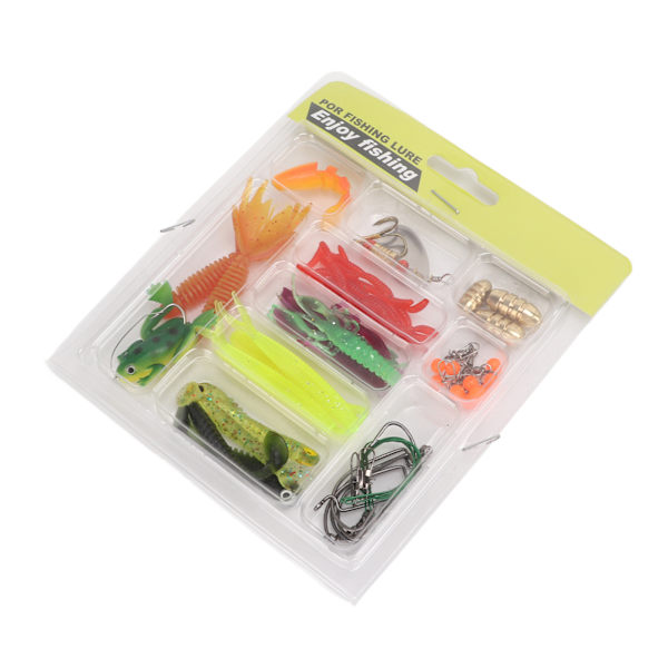 52 st/set fiskedrag med metallbete set crankbait-kontakt jiggkrokar fiskeredskap lockbete kit