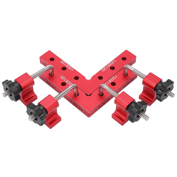 Carpenter Clamping Tool Right Angle Clamp 90° Positioning Panel Woodworking Corner Ruler Fixture