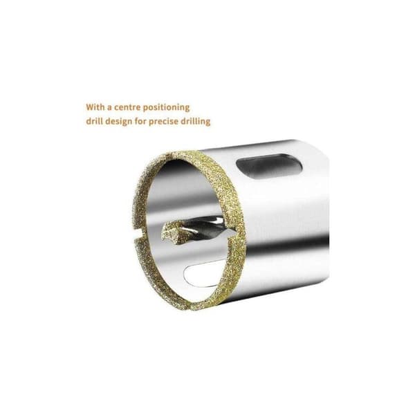 30 mm diamant hullsag med styrebor - Perfekt for fliser, glass, keramikk, marmor og granitt