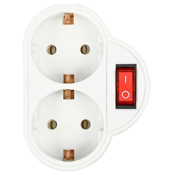 Dobbeltuttak med bryter - 3500 W