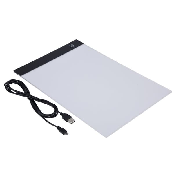 USB LED Light Board for Tracing - A4 Size (Steplessly Adjustable Brightness)