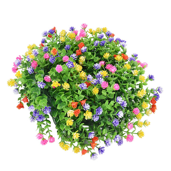 Blomsterkrans Vår Brudslöja Konstgjord Rund Blomsterkrans för Vardagsrumsvägg Entrédörr Spis Sovrum Fest