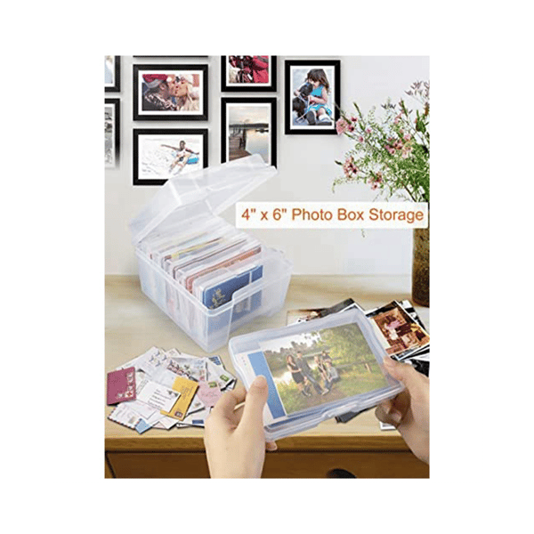 4x6 Photo Storage Box, Photo Organizer, Photo Storage Container