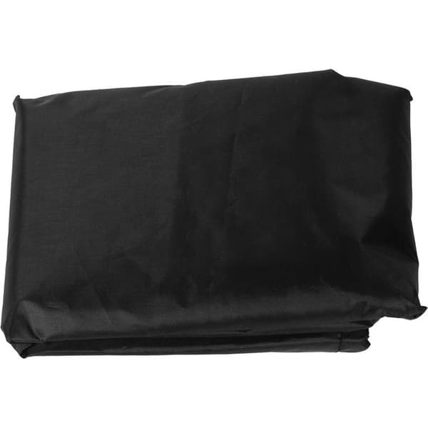 UV-resistent have terrasseboks låg, opbevaringsbeskyttelse 123x62x55cm (sort)