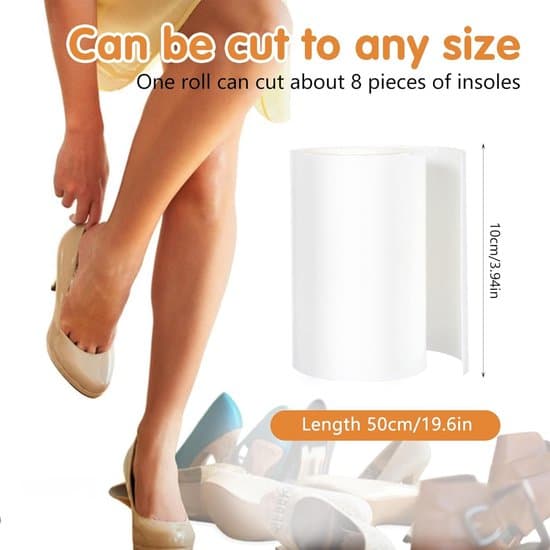 Self-adhesive shoe sole protector, 50 cm, beloved shoe protection, sticker, crystal clear sole sticker roll, shoe sole protector, shoe sole