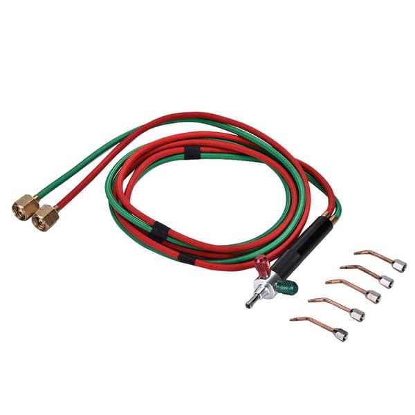 Jewelry Processing Equipment Oxygen Welding Torch Tool Flame Gun with 5 Nozzles