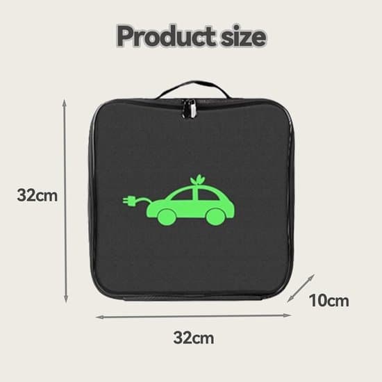 EV Charging Cable Organizer Bag, Waterproof, Oxford Cloth