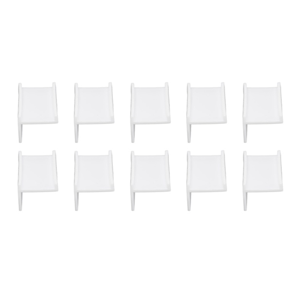 10 stk. Hat Hooks Moderne Minimalistiske Tabfrie Stærke Akryl Klæbende Hatophængere til Hjemmets Vægge