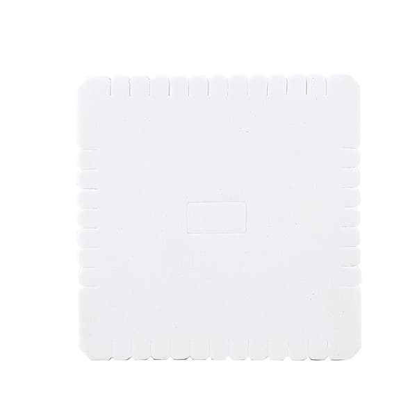 White EVA Foam Square Braiding Disk Cord Weaving Board 105mm