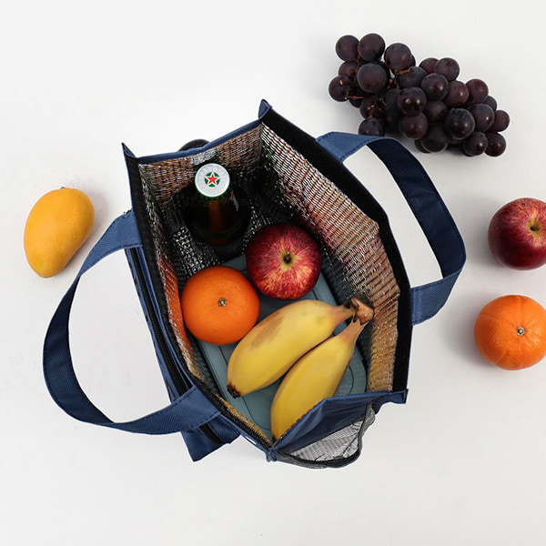 Lounaskassi Naiset Eristävä Termo Lounaslaatikko Cooler Tote Bag Uusiokäyttöinen Ruokakassi Aikuinen