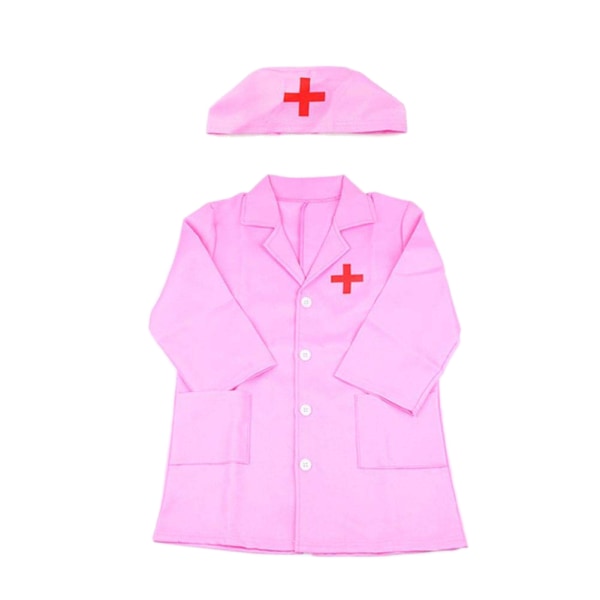 Rollspel Doktor Låtsaslek Uniform för barn Cosplay Kostymer Klä upp Set Barnpresent