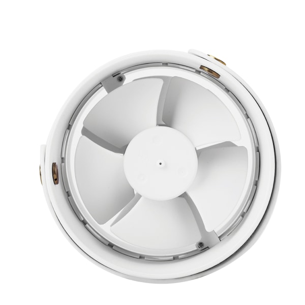 Bærbar Mini Stille Smart Touch Fan Bord USB Opladning Køleventilator Dobbelt Blad Hvid