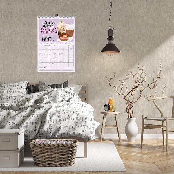 Här Är Vi Igen 2025 Kalender, Trash Talk Väggkalender 2025, Kalender 2025 Planerare, 2025 Kalender 12 Månader Schemaläggning & Organisation, Nyhet
