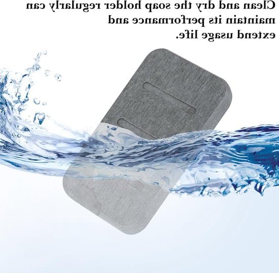 - Diatomite Soap Dish - Soap Saver - Quick Drying - Grey - Soap Holder - Suitable for Bath and Shower - 2 Pieces