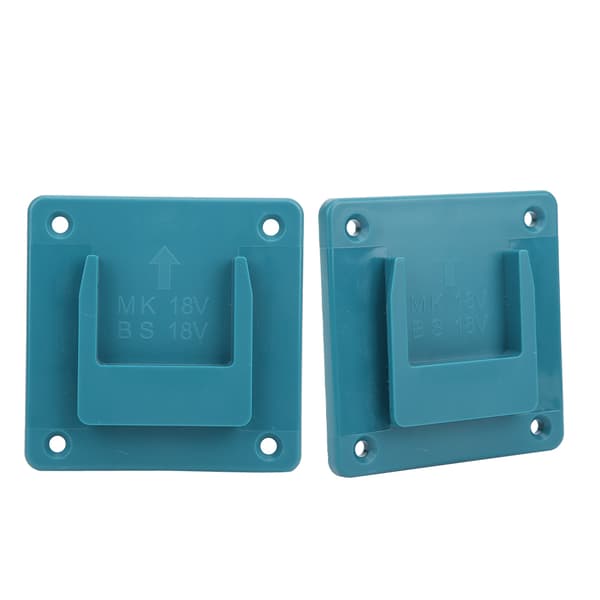 2 pcs Machine Holder Wall Mount Storage Brackets for Makita 18V Power Tools Cyan