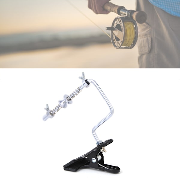 Clamp Typ Fiske Linjespole med Sugkopp Vev Spole Spooling Verktyg Tackle