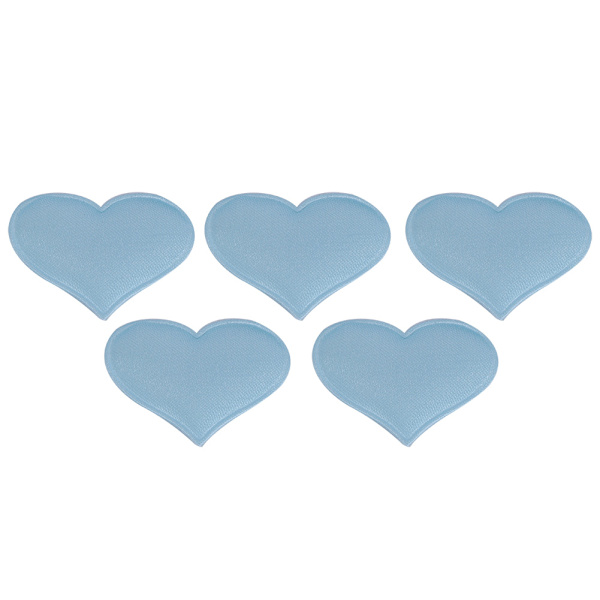 DIY Håndlagde Hjerteformede Bryllups Valentinsdekorasjon Jubileumsfestartikler (3,2 cm Lyseblå 500 stk Pose)
