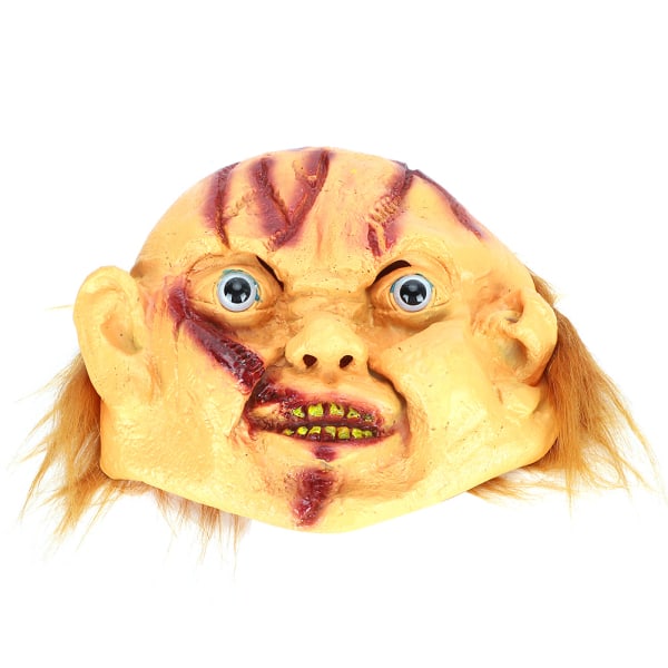 Halloween Skumle Masker med Arr Cosplay Kostyme Rekvisitter for Festforestilling Dekorasjon