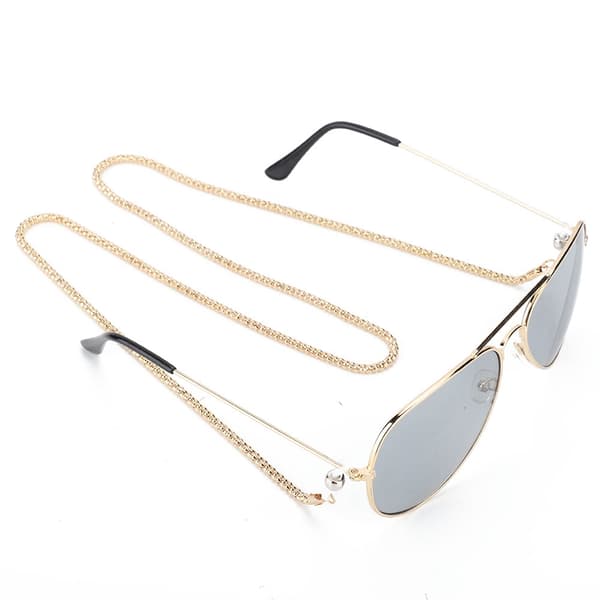 Non-slip Sunglasses Strap Alloy Glasses Chain Reading Glasses Strap Gold
