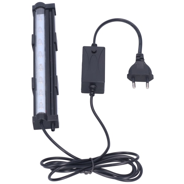 Aquarium LED-ljus Färgglad växlande Ultraljus akvarelllampa med sugkopp EU-kontakt 220V