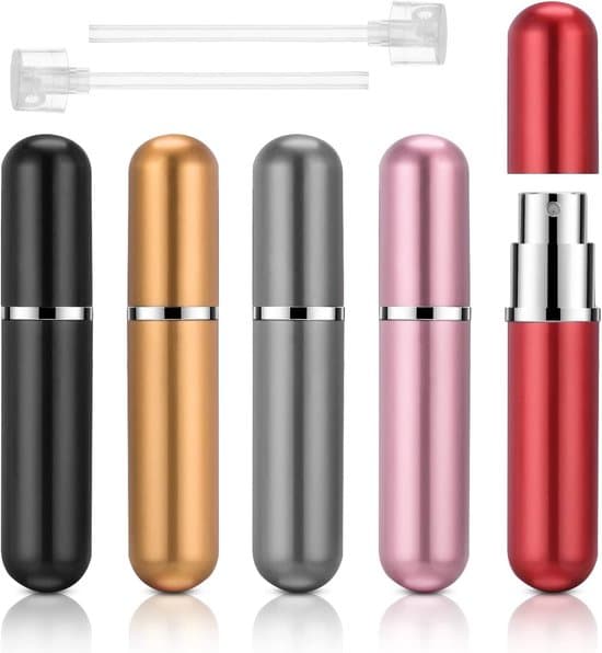 Miniparfymsprayflaskor - 3-pack - Påfyllningsbara - 10 ml Påfyllningsbara Parfymsprayflaskor - Reseflaskor - Reseparfymsprayflaskor