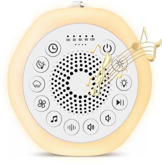 White Noise Machine for Babies with 27 Soothing Sounds and Night Light