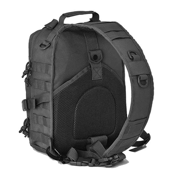 Military Sling Chest Backpack Large Capacity Daypack Chest Pack Bag Sports Motorcycle Ride Single Bag