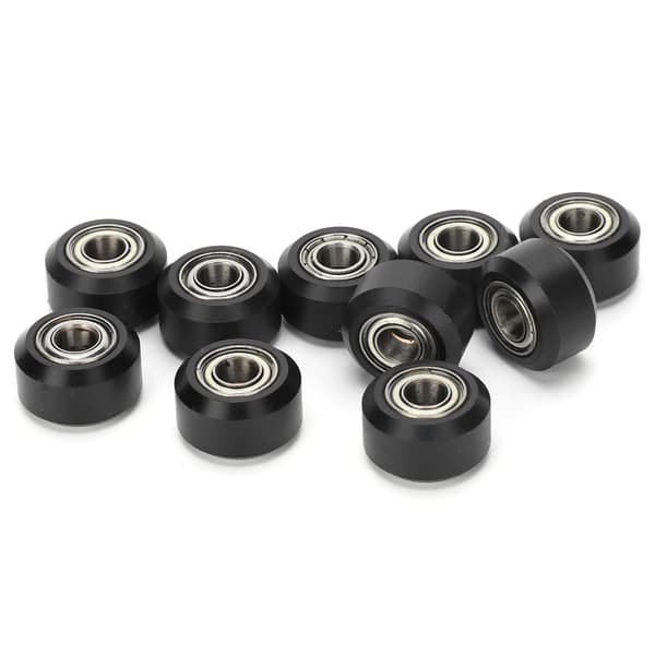 10 stk. løbehjul 5 mm lille hjuludskiftning med MR105-lejer 3D-printertilbehør