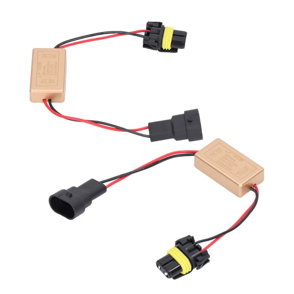 2PCS 50W LED Strobe Controller Kontinuerlig Strobe ABS Dimljus Strobe Modul Blixt Strobe Controller för LED-strålkastare