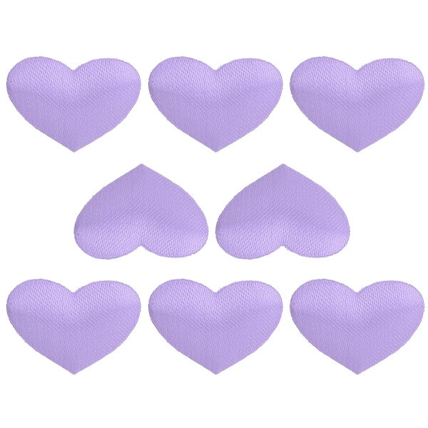 500 stk Hjerteformet Dekorasjonssvamppose Bryllup Jubileum Valentinsdag Festtilbehør (2,1 cm Lilla 500 stk Pose)