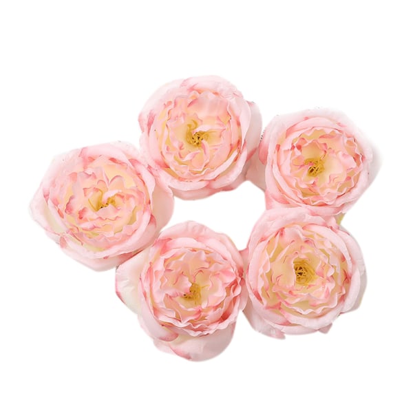 Konstgjorda blommor Bright Fastness Silk Persistent Beautiful Simulerar blomma för sovrum dekoration Rosa