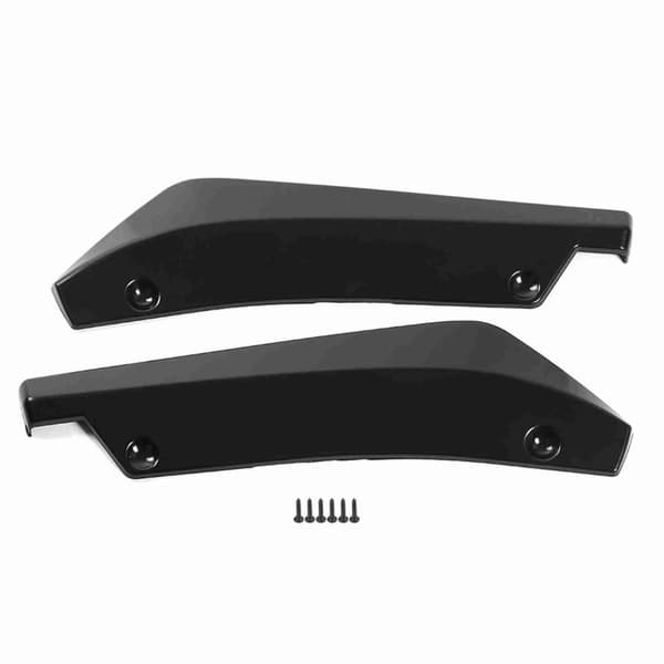 Universal Kulfiber Bagkofanger Canard Diffuser Spoiler Læbefinner - 1 Par