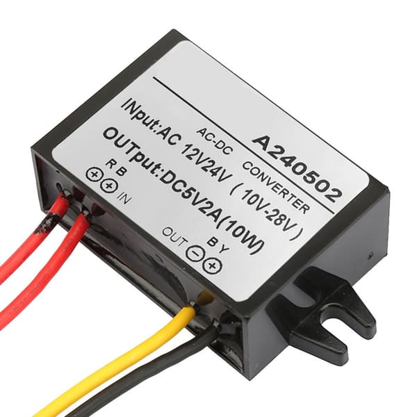 AC/DC-virtalähdemoduuli - Muuntaa AC 12V/24V DC 5V:ksi