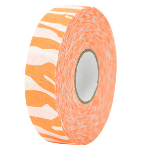2,5 cm x 25 m Hockey-suojateippi Urheilu Badminton-mailapehmusteet Hockeymailan teipit Oranssit Zebrat