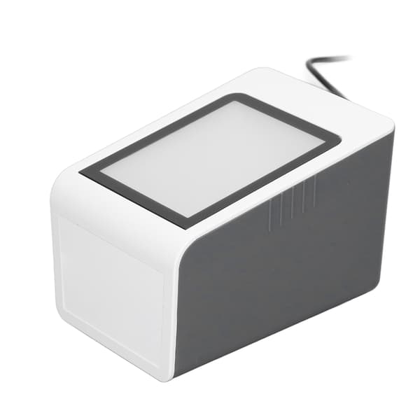 Desktop Barcode Scanner Voice Prompts Automatic Identification Hands-Free USB Wired QR Code Reader for PC POS Machine