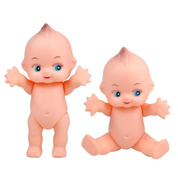 Säker 16,5 cm silikon docka barn lek hus läkare leksak docka pojke flicka simulering baby pedagogisk leksak