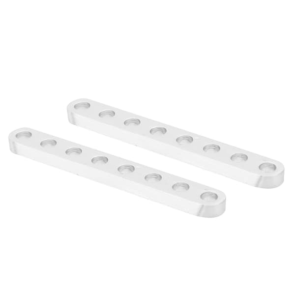1 Pair Robotic Structure Flat Beam Part Accessory 8 Holes 3102-0008-0064 4 x 8 x 64 mm