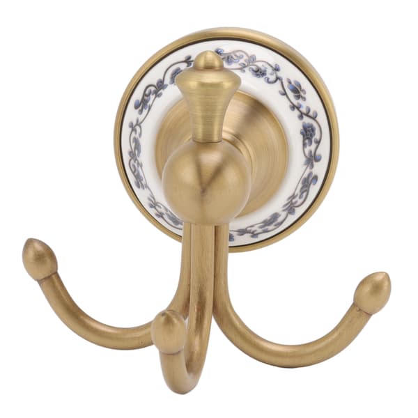 Elegant Wall-Mounted Clothes Hook for Bathroom, Decorative Robe Hook for Living Room, Sturdy Coat Hanger