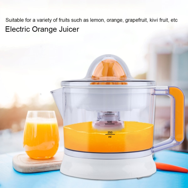 Elektrisk juicepressmaskin Citronapelsinjuice Dryckesmaskin Fruktpressare 220V EU-kontakt