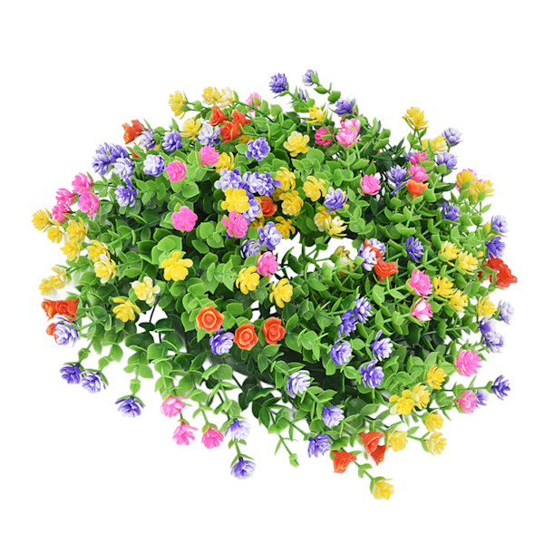 Blomsterkrans Vår Brudslöja Konstgjord Rund Blomsterkrans för Vardagsrumsvägg Entrédörr Spis Sovrum Fest