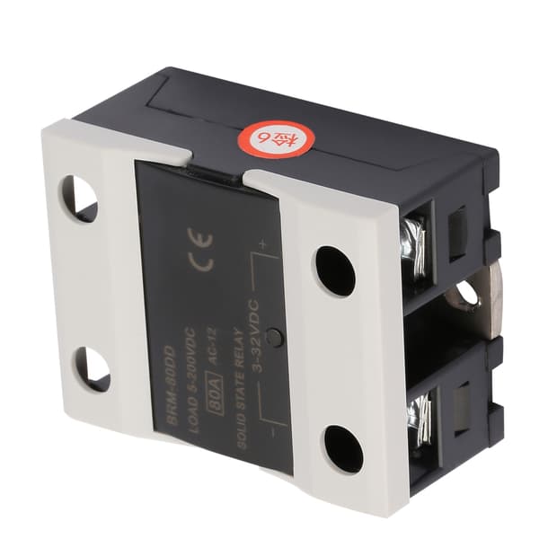 BRM-80DD DC-styret kommunikation SSR Solid State Relæ 3-32V 80A