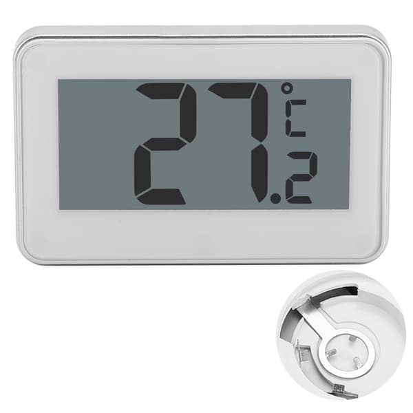 Kitchen Large LCD Refrigerator Freezer Digital Thermometer with Adjustable Stand and Magnet