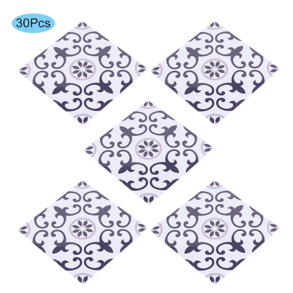 30 kpl setti 10x10cm Keittiön ja kylpyhuoneen vedenpitävä homeenkestävä lattia- ja seinätarra koristeluun